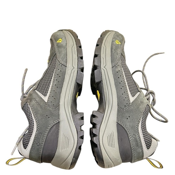 Nwot men’s Vasque Breeze 2.0 low Gray leather Hiking sneakers vibram sole size 9 main image 10